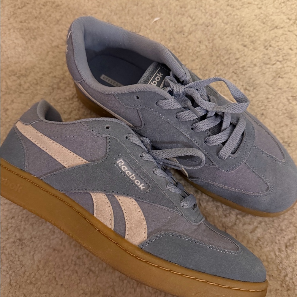 Reebok Gray and Cream Casual Shoes